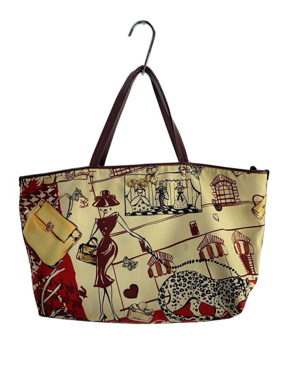 Salvatore Ferragamo Tote Bag Cream